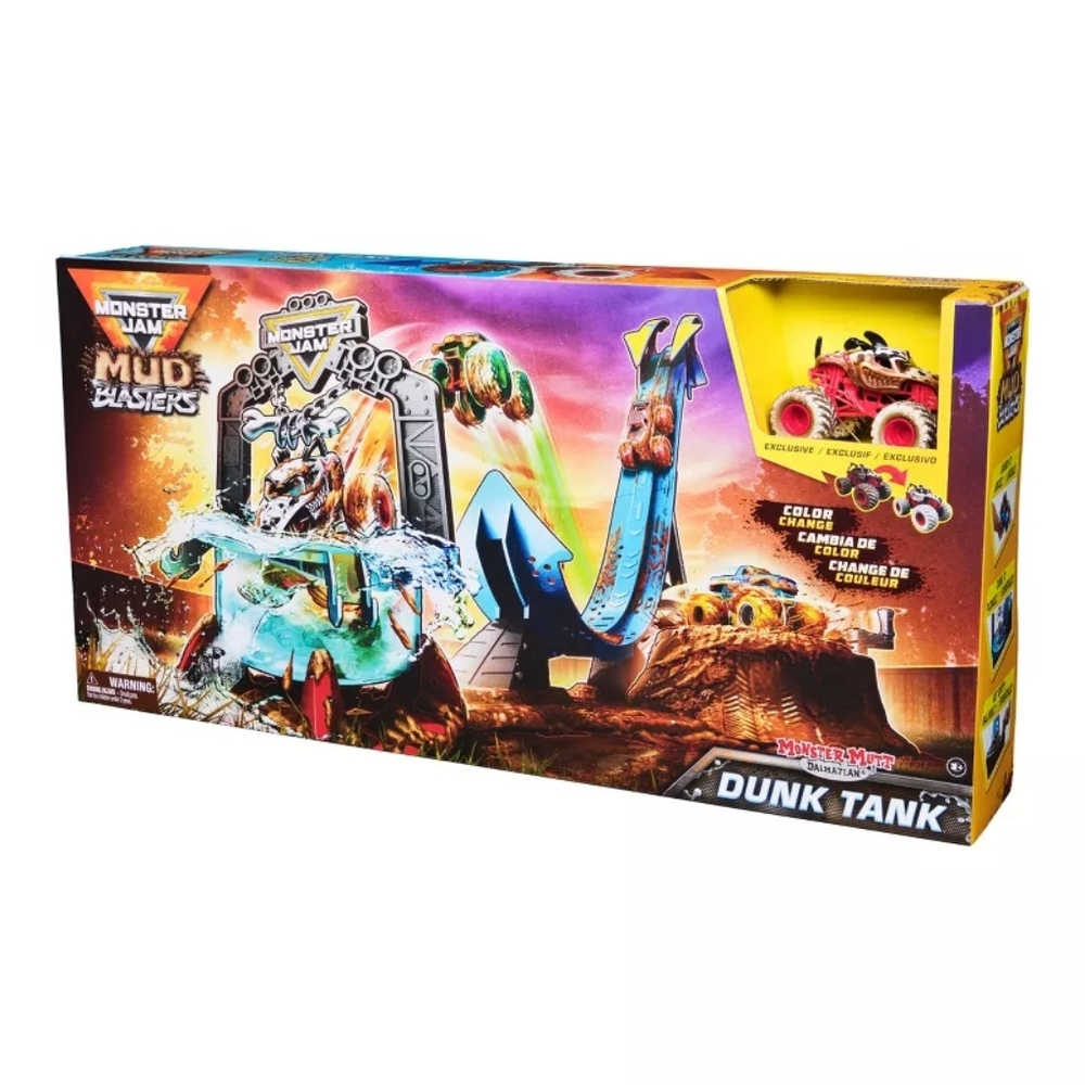 NEW MONSTER JAM MUD MASTERS Dunk Tank Playset- No Vehicle
